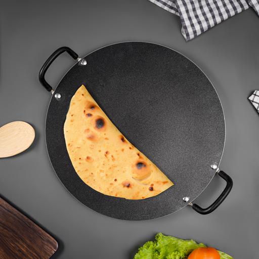 display image 2 for product Royalford Non-Stick Super Flat Tawa, 32 Cm