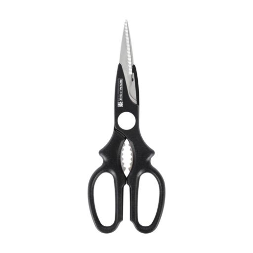 Royalford Stainless Steel Kitchen Scissors - 2-In-1 Kitchen Scissor - Multi-Purpose Stainless Steel hero image