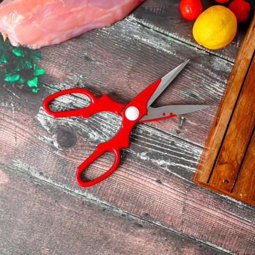 display image 4 for product Royalford RF5839 Stainless Steel Kitchen Scissors | 2-in-1Kitchen Scissor - Multi-Purpose Stainless Steel Home & Kitchen Utility Shear - All-in-One Scissor with Nut Cracker - Soft-Grip Ergonomic Handles, Simple and Stylish