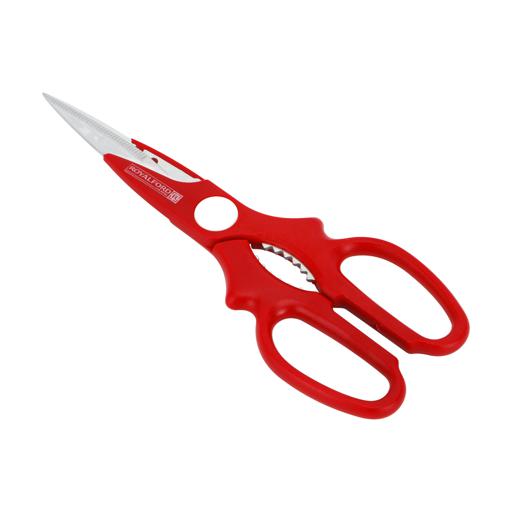 display image 7 for product Royalford RF5839 Stainless Steel Kitchen Scissors | 2-in-1Kitchen Scissor - Multi-Purpose Stainless Steel Home & Kitchen Utility Shear - All-in-One Scissor with Nut Cracker - Soft-Grip Ergonomic Handles, Simple and Stylish