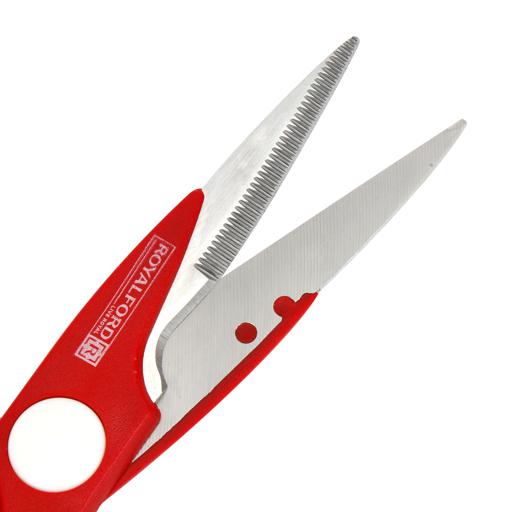 display image 9 for product Royalford RF5839 Stainless Steel Kitchen Scissors | 2-in-1Kitchen Scissor - Multi-Purpose Stainless Steel Home & Kitchen Utility Shear - All-in-One Scissor with Nut Cracker - Soft-Grip Ergonomic Handles, Simple and Stylish