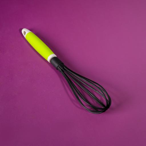 display image 2 for product Royalford Nylon Balloon Whisk With Plastic Handle - Egg Frother, Milk Beater, Kitchen Utensil