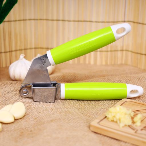 display image 2 for product Royalford Garlic Press With Plastic Handle - Super Easy To Clean - Crush Garlic & Ginger With Ease