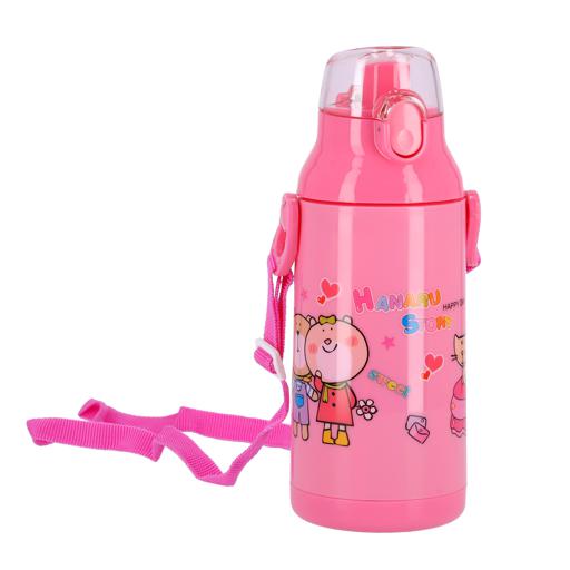350ml My Kids Water Bottle With Straw Children Drinking For Water