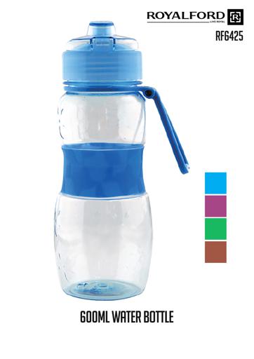 display image 7 for product Royalford 600Ml Water Bottle - Reusable Water Bottle Wide Mouth With Hanging Clip