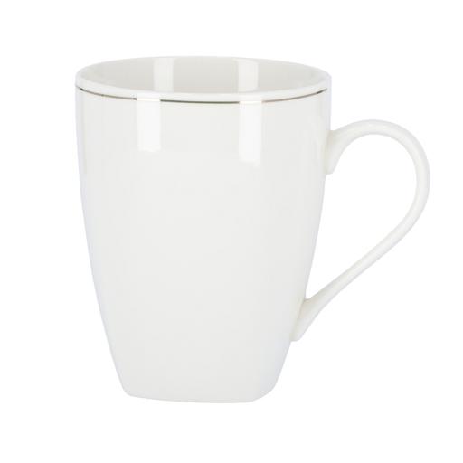 display image 4 for product Royalford 14Oz Bone Wave Square Coffee Mug - Large Coffee & Tea Mug, Traditional Extra Large Tea Mug