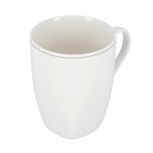 display image 5 for product Royalford 14Oz Bone Wave Square Coffee Mug - Large Coffee & Tea Mug, Traditional Extra Large Tea Mug