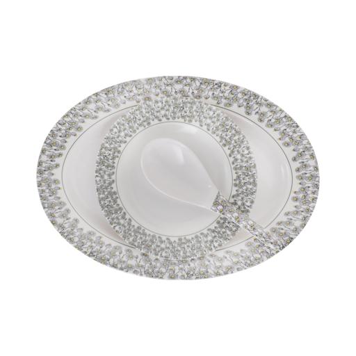 display image 10 for product Royalford Melamine Ware Dinner Set, 45 Pcs