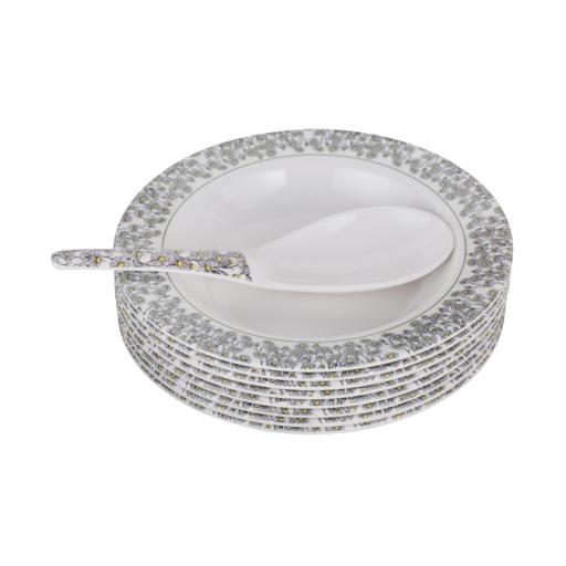 display image 11 for product Royalford Melamine Ware Dinner Set, 45 Pcs