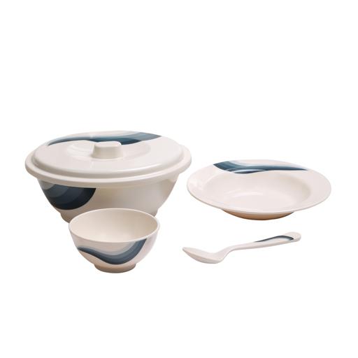 display image 6 for product Royalford Melamine Ware Dinner Set, 40 Pcs