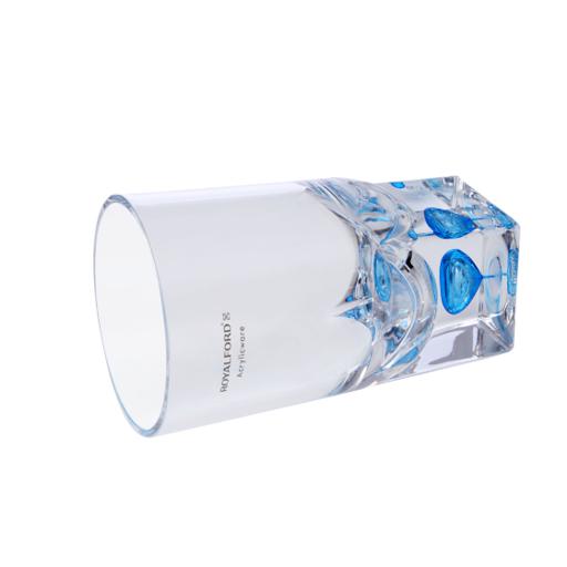 display image 4 for product Royalford Acrylic Glass With Crystal Base - Transparent Water Cup Drinking Glass