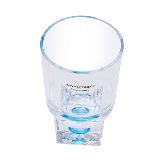 display image 5 for product Royalford Acrylic Glass With Crystal Base - Transparent Water Cup Drinking Glass