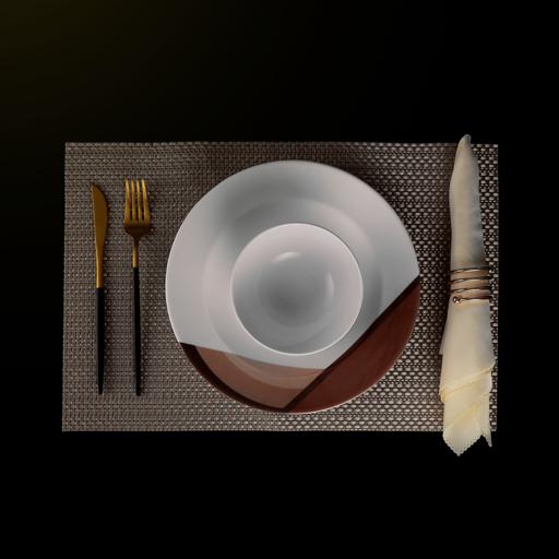 display image 4 for product Royalford Melamine Ware Dinner Set, 35 Pcs