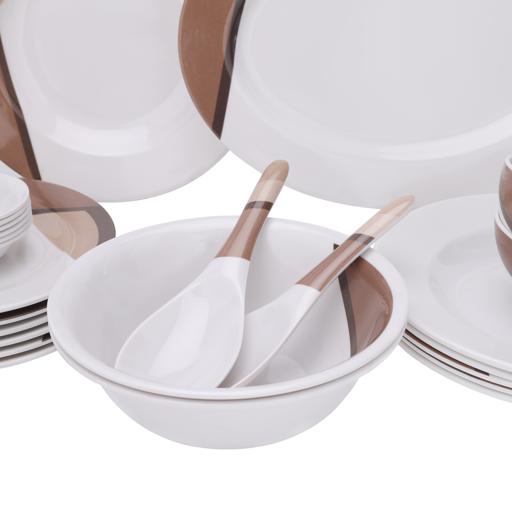 display image 7 for product Royalford Melamine Ware Dinner Set, 35 Pcs