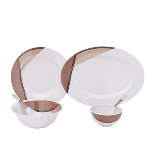 display image 5 for product Royalford Melamine Ware Dinner Set, 35 Pcs