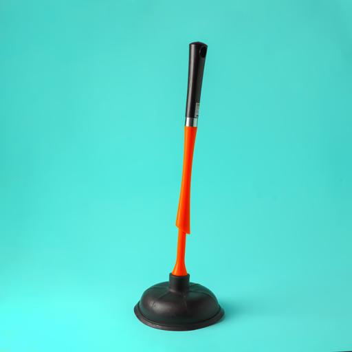 display image 1 for product Royalford RF6987 Toilet Plunger – Powerful Unblocker for General Use – Strong Wooden Handle, High-Quality Rubber NOzzle – Easy to Clean & Convenient Size – Instant Solution for Sink Drains & Clogged Toilets