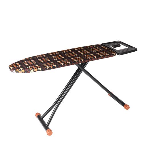 display image 7 for product Royalford RF7138 Mesh Ironing Board | 41x116 Cm | Portable | Steam Iron Rest | Heat Resistant Cover | Contemporary Lightweight Board with Adjustable Height & Rubber Feet Cover