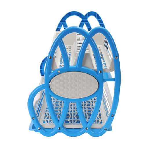 display image 6 for product Royalford 2 Tiered Kitchen Dish Drainer Drying Rack - Multi-Purpose Draining Board With Drip Tray