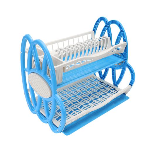 Buy Royalford 2 Tiered Kitchen Dish Drainer Drying Rack Multi Purpose Draining Board With Drip 3097