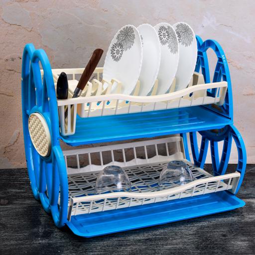 Buy Royalford 2 Tiered Kitchen Dish Drainer Drying Rack Multi Purpose Draining Board With Drip 7636