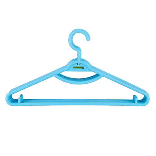 Royalford RF7239BL Hangers Set of 6 Pcs - Home Premium Coat Hangers Set for  General Use - 360 Rotating Swivel Hook, for Ties - High-Quality Polymer  Construction, Universal Colors & Non Slip