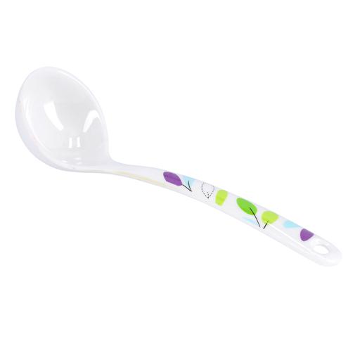 Royalford Melamine Soup Spoons - Serving Spoon Soft Grip Long Handle hero image