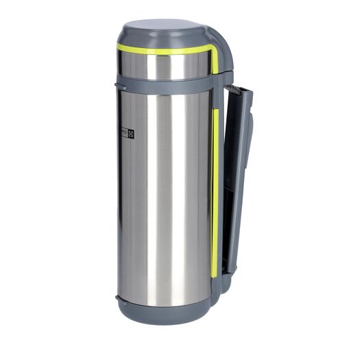 Geepas Vacuum Flask, 1.2L  Stainless Steel Vacuum Bottle Keep Hot