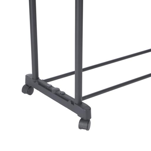 display image 5 for product Royalford Stainless Steel Garment Cloth Dryer Rack - 2 Adjustable Garment Rack Poles, Hanging Rail