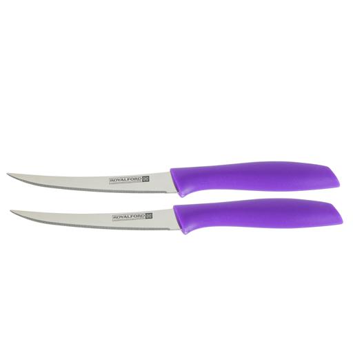 Royalford 2Pcs Fruit Knife - Stainless Steel Fruit Knife Set Razor Sharp Blades hero image