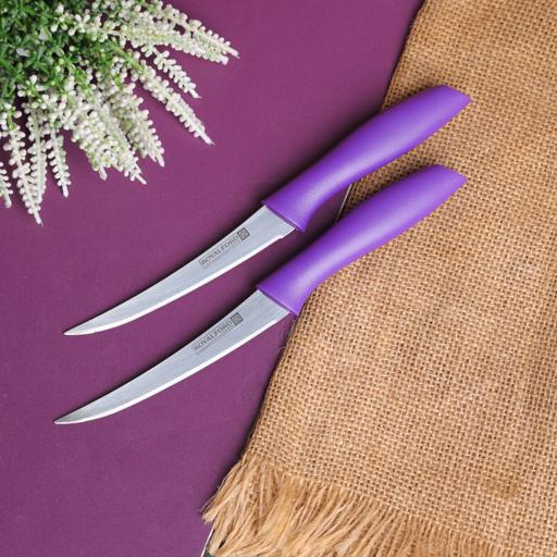 display image 3 for product Royalford 2Pcs Fruit Knife - Stainless Steel Fruit Knife Set Razor Sharp Blades