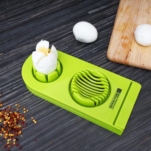 Egg Slicer Heavy Duty Egg Cutter Slicer 2 in 1 Stainless Steel