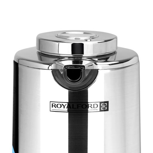 display image 11 for product Royalford 1.0L Silver Vacuum Flask - Stainless Steel Keeping Hot/Cold Long Hour Heat/Cold Retention