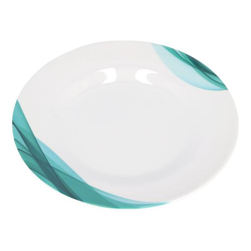 display image 5 for product Royalford 10" Melamine Ware Super Rays Flat Plate - Pasta Plates