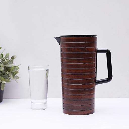 display image 1 for product Royalford Cherrywood Acrylic Water Jug, 2.4L