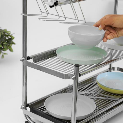 display image 7 for product Royalford 3-Tier Dish Rack
