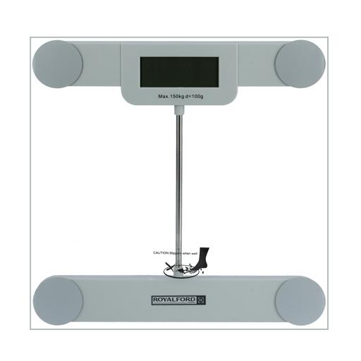 display image 6 for product Royalford Metallic Digital Body Scale - Smart High Accuracy Large Lcd Screen