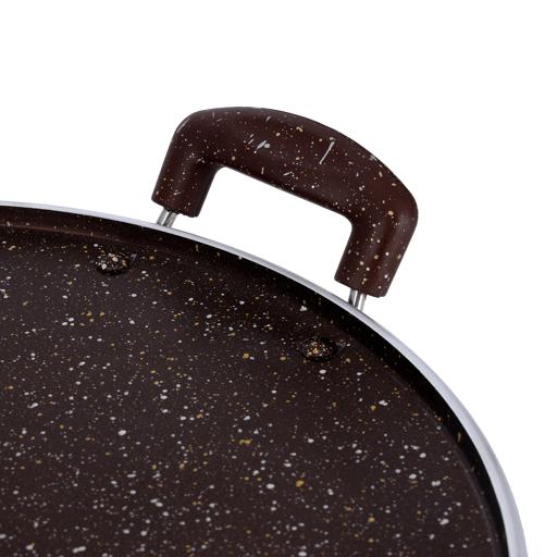 display image 8 for product Royalford Aluminium Round Tawa With Granite Finish 35Cm - Heat Resistant Handle 5 Layer Non-Stick