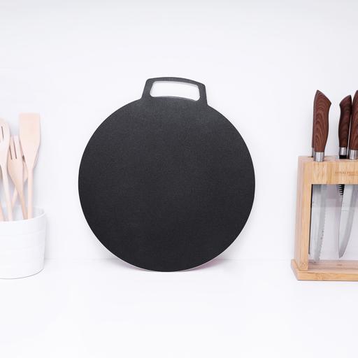 display image 2 for product Royalford 35 Cm Non Stick Tawa - Marble Coating Pan Suitable For Crepe Chapatti Pancakes Roti Dosa