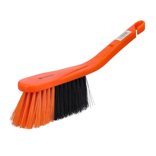 K50145/R - 26 x 0.6 Slim Wand Cleaning Brush, with comfortable ergo  handle & a scraping edge and Stiff Bristles - Red