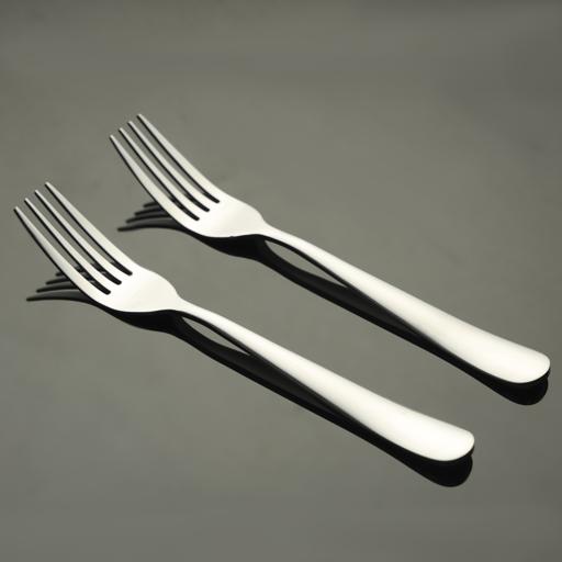 display image 1 for product Royalford Stainless Steel Dinner Fork Set, 2 Pcs