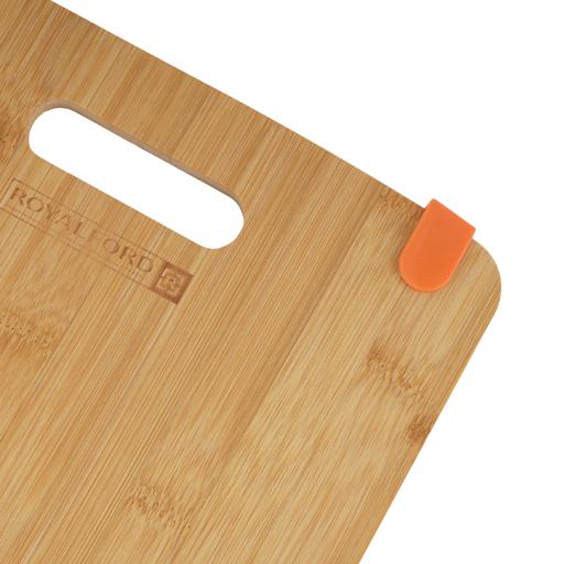 display image 8 for product Royalford Carbonized Organic Bamboo Cutting Board, 37X25.5X1.3Cm