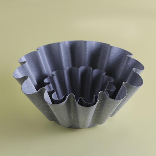 display image 3 for product Royalford Non-Stick Round Mini Fluted Tart Tins/Quiche Pans, 6 cm (Set of 4), Mini Oven Safe Tart Baking Tins