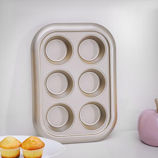 Cupcake & Muffin Pan, 6-Cup, Shop Online