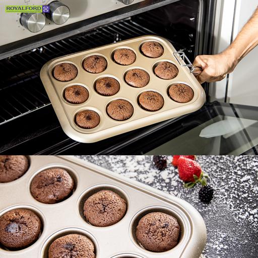 4 Holes Non-Stick Cupcake Baking Tray Carbon Steel Muffin Pan Cake Mould  Egg Tart Baking