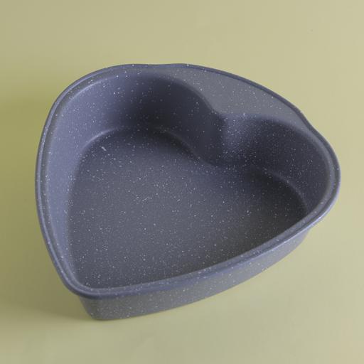 display image 1 for product Royalford RF8799 Heart Shape Cake Baking Tin, 27X25X6Cm, 0.5Mm, Shaped Baking Pan, Non-Stick Heart Shaped Bake