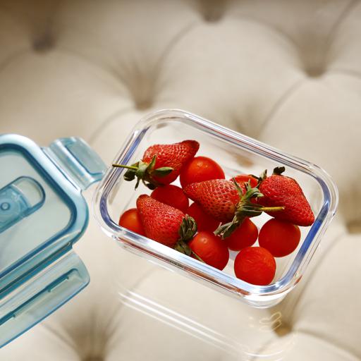 Reusable Lunch Box Glass Containers with Sealing Lids, Meal Prep