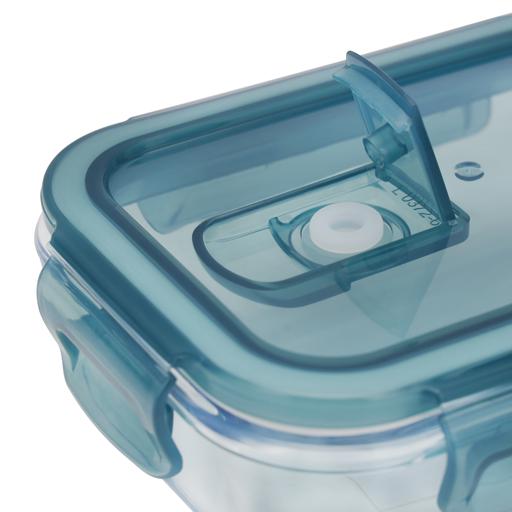 Rectangular Glass Storage Container With Air Vent Lid (400ml, 620 ml, 1000  ml)