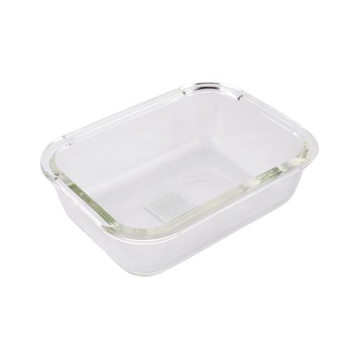 display image 6 for product Royalford 600Ml 2Pcs Glass Meal Prep Container - Reusable, Airtight Food Storage Tray With Snap Lock