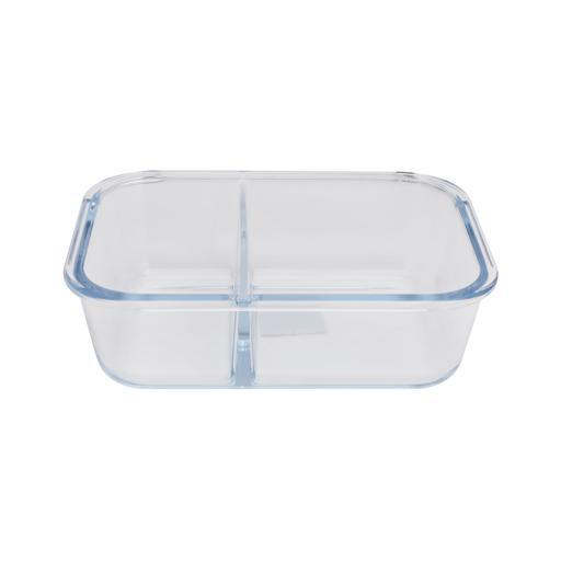 Royalford RF8817 1500 ML Glass Meal Prep Container, Reusable, Airtight Food  Storage Box with 2 Compartments, Microwavable, Freezer, Oven & Dishwasher  Safe