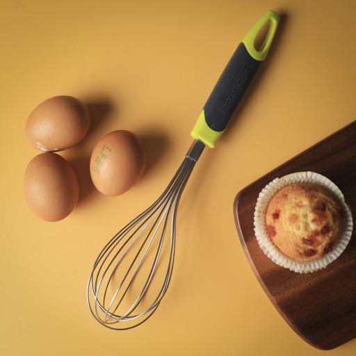 display image 3 for product Royalford Stainless Steel Whisk With Abs Handle - Portable, Hanging Loop